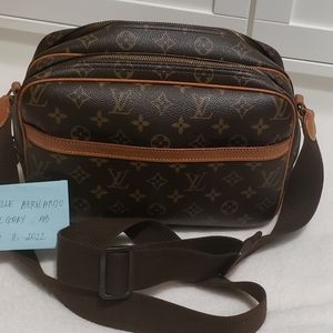 LV Monogram Reporter Messenger Bag